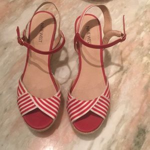 Nine West Striped Espadrilles